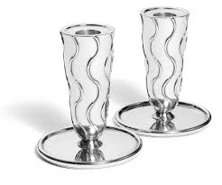 Get the best deals on silver candle candlesticks. Lot Art Svend Weihrauch A Pair Of Large Sterling Silver Candlesticks Conical Candleholders With Wavy Ornamentation H 15 Cm 2