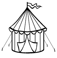 Circus Circus Tent Coloring Page Circus Tent Circus Crafts Circus Tent Craft