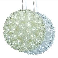 Ge 7 2 In Hanging Sphere Ball Light Display With 100 Color Changing Led Lights