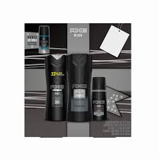 14 Value Axe 4 Pc Black Holiday Gift Set Shampoo Bodywash Body Spray With Bonus Travel Size Body Spray Walmart Com Walmart Com
