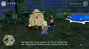 When you get to the area with the scanner, you'll see a butterfly resting on a flower to the right. Red Bricks Lego Jurassic World Online Shopping