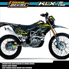 decal sticker klx bf 150 decal full body hitam biru stabilo di lapak linne decal sticker bukalapak decal sticker klx bf 150 decal full body hitam biru stabilo