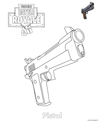 Plus, it's an easy way to celebrate each season or special holidays. Pistol Fortnite Item Coloring Pages Printable