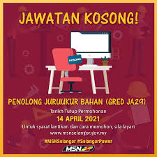 Maklumat kekosongan ini adalah seperti yang diiklankan. Majlis Sukan Negeri Selangor Posts Facebook