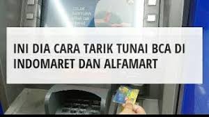 Tarik tunai melalui indomaret dan alfamart juga bisa dijadikan sebagai salah satu solusi alternatif penarikan dana pada saat mesin atm bca rusak (tidak dapat digunakan) atau perlu agan sista ketahui bahwa tarik tunai bca di indomaret, alfamart dan minimarket lainnya harus kelipatan rp. Cara Penarikan Uang Di Atm Bca Di Indomaret Alfamart Youtube