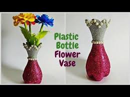 Diy Best Out Of Waste Plastic Bottle Flower Vase Plastic Bottle Craft Idea Craftastic Youtube Diy Bottle Crafts Plastic Bottle Crafts Bottle Crafts
