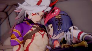 Kujou Sara X Arataki Itto Genshin Impact 3D HENTAI Shortver Part 16 -  FAPCAT