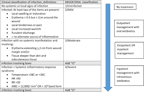 Image result for IDSA Diabetic Foot Wound Classification
