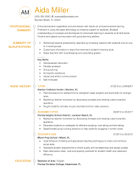In your response, showcase your existing abilities and skills that can be useful in dealing with a hefty sample answer: Professional Tutor Resume Examples Teaching Livecareer