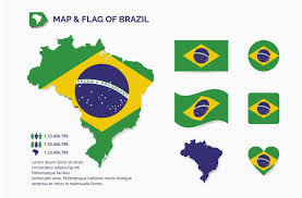 Voltar para bandeiras · termos, politicas e direitos autorais . Conjunto De Mapa E Bandeira Do Brasil 1935139 Vetor No Vecteezy