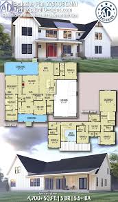 We have created a pick your size series of house plans to make finding your ideal floor plan easier than ever. Plan 275008cmm 5 Bed Modern Farmhouse Plan With Laundry On Both Floors Modern Farmhouse Plans Farmhouse Plans House Plans Farmhouse