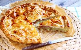 La Pate Feuilletee Rustique Aux Pommes De Terre Et Au Jambon Cuit Est Une Tarte Savoureuse Tres Facile Recette Jambon Cuit Pomme De Terre Recettes De Cuisine
