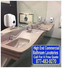 high end commercial bathroom lavatories