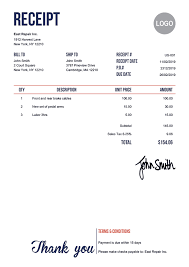 A sales receipt is a document that confirms the fact that a particular product has been purchased from this seller. 100 Free Receipt Templates Print Email Receipts As Pdf