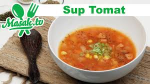 Salah satu resep yang dicoba adalah sayur kimlo. Sup Tomat Resep 249 Youtube