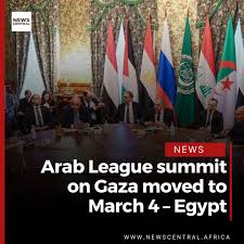 The Arab League's emergency meeting on Gaza, originally scheduled for next  week, has been postponed to March 4, Egypt announced on Tuesday. Full story  in the link in bio.