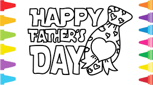 Maybe you would like to learn more about one of these? Happy Father S Day How To Drawing And Coloring Learn Color For Kids Color Pages Ada Coloring Fun Youtube