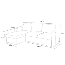 Il nostro outlet comprende tantissimi divani, ma anche svariati modelli di divano letto per venire incontro alle esigenze di spazio delle famiglie numerose. Positis Divano Letto Con Penisola E Contenitore In Tessuto 3 Posti Design