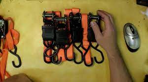 And include hooks for your convenience. Harbor Freight 4 Piece Ratchet Strap Review Youtube