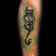 It was cast into the sky with the incantation 'morsmordre'. 60 The Dark Mark Tattoo Designs For Men Death Eater Ink Ideas