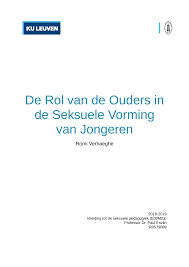 Moved temporarily the document has moved here. Pdf De Rol Van De Ouders In De Seksuele Vorming Van Jongeren
