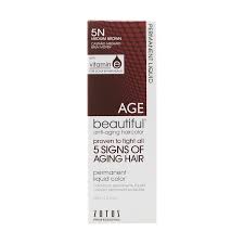 The processes for removing black hair dye are very similar to other colors but the timeline. Agebeautiful Anti Aging Permanent Liquid Haircolor With Vitamin E 3v Dark Plum Brown Reviews 2021