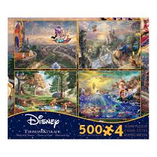 Jack and sally on the hill. Upc 021081036672 Ceaco Thomas Kinkade 4 In 1 Multi Pack Disney Puzzles 500 Piece Upcitemdb Com