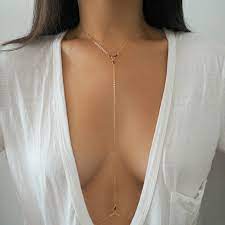 14k Gold Filled With 14k Solid Gold Garnet Triple Marquise Dainty Line Body Chain In 2021 Body Chain Jewelry Gold Body Chain Body Chain
