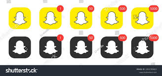 Social Media Icon Snapchat Notificationssnaochat Logo Stock Vector (Royalty  Free) 2301705615 | Shutterstock