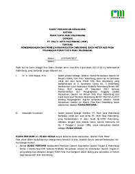 Dengan ini menyatakan bahwa rumah kami tidak berlangganan air pdam dan sambungan telepon rumah. Doc Surat Perjanjian Kerjasama Antara Pdam Tirta Musi Palembang Dengan Pt Multi Data Palembang Mdp Tentang Pengembangan Dan Pemeliharaan Sistem Informasi Baca Meter Air Pada Pelanggan Pdam Tirta Musi Palembang Ridhani