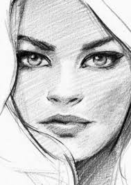 You can just draw curved lines all over the eyes and expect them to look real. Woman Sketch Face Woman Sketch Female Face Drawing Realistic Face Drawing Easy Portrait Drawing