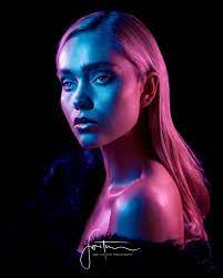 A Color Gel Duotone Portrait Portrait Photography Light Portrait Photography Colour Gel Photography Portrait