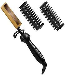 It's a handcrafted, sawcut it's also a great comb for stimulating the natural oils of your scalp while distributing them evenly across your hair. Amazon Com Dan Technology Hair Straightener Ceramic For Women Beard Straightener Beard Straightening Hair Straightener And Curler Ceramic Hair Straightener