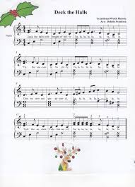Deck The Halls Christmas Piano Music Sheet Music Piano Music