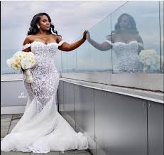 Lace mermaid wedding dresses bridal gown v neck court train open back plus size. Plus Size Summer Wedding Dresses Mermaid Lace Off Shoulder Beach Wedding Dresses Sold By Misszhu Bridal On Storenvy