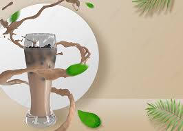 Warna cat rumah teh susu. Latar Belakang Warna Kopi Susu Teh Susu Tiga Dimensi Gradien Teh Gelembung Teh Susu Gambar Latar Belakang Untuk Unduhan Gratis