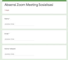 Jurusan teknik sipil last modified by: Cara Membuat Absen Zoom Meeting Dengan Google Form Blibagus