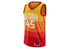 Browse utah jazz jerseys, shirts and jazz clothing. Nike Nba Utah Jazz Donovan Mitchell City Edition Swingman Jersey Amarillo Price 87 50 Basketzone Net