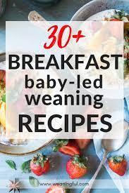 30 Baby Led Weaning Breakfast Recipes Weaningful Baby Led Weaning Recipes Healthy Baby Food Baby Led Weaning Breakfast