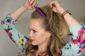 Step 5 then, secure the ponytail with an elastic at the top of your head and pull it as tight as possible, to create that bouncy effect. Half Up High Ponytail