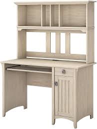 5,000 brands of furniture, lighting. Amazon Com Bush Furniture Salinas Computer Desk With Hutch In Antique White Furniture Decor