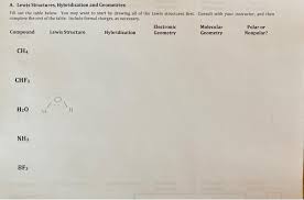 Oct 06, 2010 · functional groups are specific groupings of atoms within molecules that have their own characteristic properties, regardless of the other atoms present in a molecule. A Lewis Structures Hybridization And Geometries Chegg Com