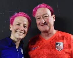 But soccer was the way to escape from the harsh realities of everyday life and megan … Here S Mayor Kenney With Megan Rapinoe And Pink Hair Crossing Broad