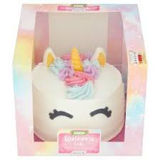 Asda Unicorn Celebration Cake Asda Groceries Online Food Shopping Unicorn Cake White Chocolate Raspberry Cake