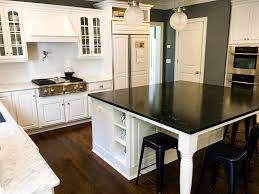 White Carrara Marble Countertops And Nero Mist Granite Island Countertops Marble Countertops Carrara Marble