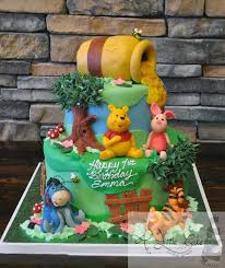 Baby Boy 1st Birthday Cake Cartoon Images Winnie The Pooh First Birthday Cake Winnie The Pooh Cake Winnie The Pooh Birthday Tigger And Pooh