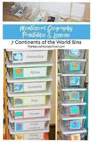 Pin poking activities + free printables. Montessori Geography Printables Lessons 7 Continents Of The World Bins The Natural Homeschool