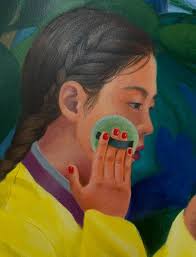 Lessons”, 72x48inch, Acrylic paints