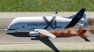 Airbus operates the beluga and the larger belugaxl to transport parts of its aircraft between construction and assembly sites, as this article explores. Airbus Beluga Xl Emergency Landing With Fire Engine X Plane11 Youtube