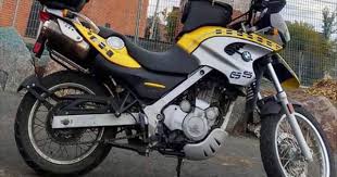bmw f650gs gray yellow suzuki bmw motorcycle
